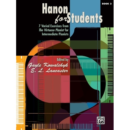 Hanon For Students Bk 3 Intermediate Piano Softcover Book (Piano)