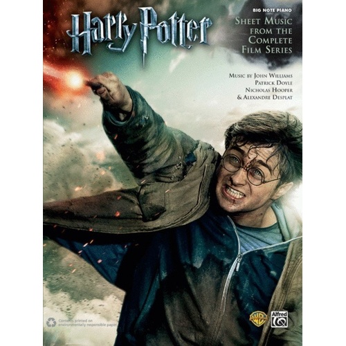 Harry Potter Big Note Piano Sheet Music Collection