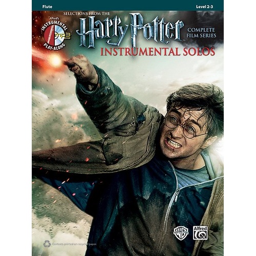 Harry Potter Instrumental Solos for Flute Book with MP3 Accompaniment