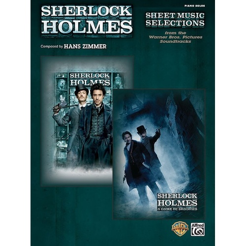 Sherlock Holmes Piano Solos Sheet Music Selections by Hans Zimmer - 32 Pages
