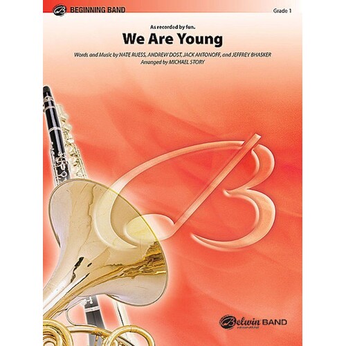We Are Young Concert Band 1 Score/Parts Book