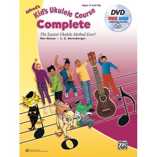 Alfreds Kids Ukulele Course Complete Book/DVD/Online Media