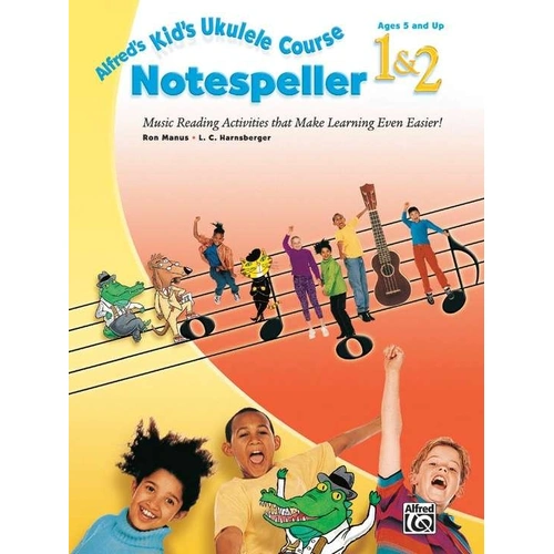 Alfred's Kid's Ukulele Course Notespeller 1 & 2
