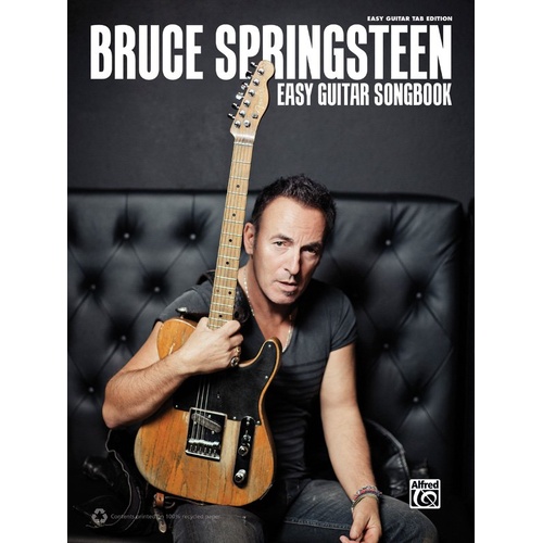 Bruce Springsteen Easy Guitar Songbook with 27 Songs in Easy Guitar TAB Format