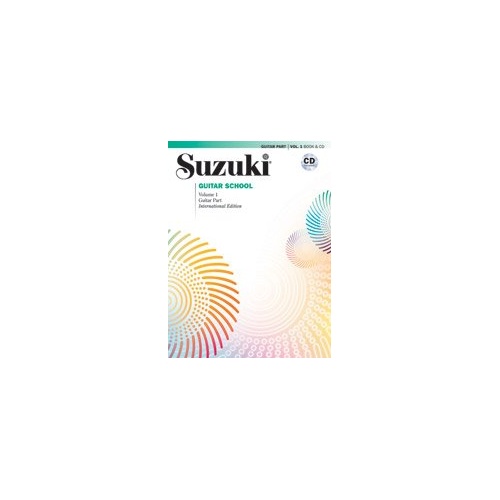 Suzuki Guitar School Vol. 1 Guitar Part & CD - International Edition, 24 Pages, Shinichi Suzuki, Alfred Music