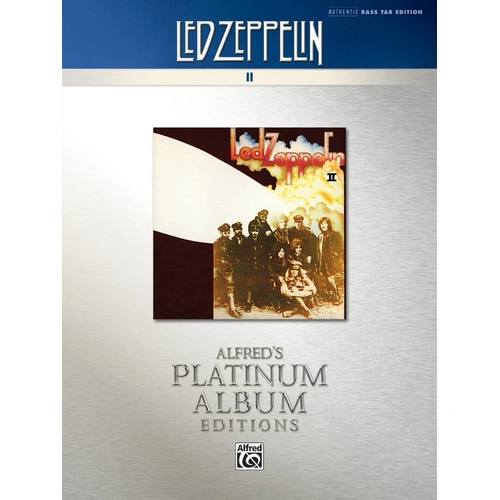 Led Zeppelin II Bass Tab Platinum Album Songbook