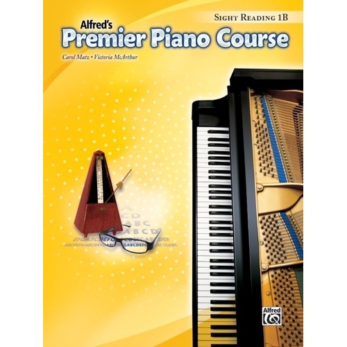 Premier Piano Course Sight Reading 1B by Carol Matz & Victoria McArthur, 32 Pages, Alfred Music, Piano Series