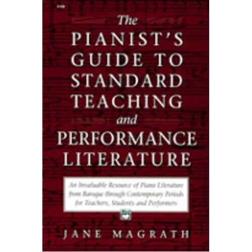 Pianists Guide To Standard Teaching And Perf Pb Book