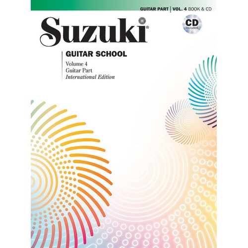 Suzuki Guitar School Vol 4 Book & CD