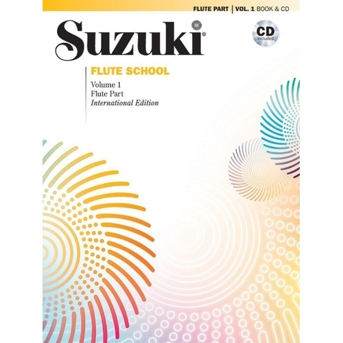 Suzuki Flute School Vol 1 Flute Part with CD
