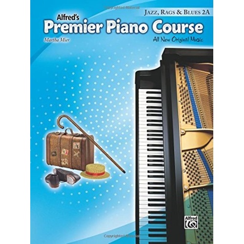 Premier Piano Course Jazz Rags & Blues 2A by Martha Mier, Alfred Music, Full Score, 32 Pages, Piano Series