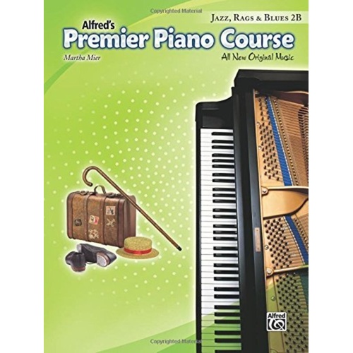 Premier Piano Course Jazz Rags & Blues 2B by Martha Mier, Alfred Music, Full Score, 32 Pages