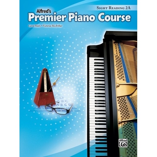 Premier Piano Course Sight Reading 2A by Carol Matz & Victoria McArthur, 32 Pages, Alfred Music