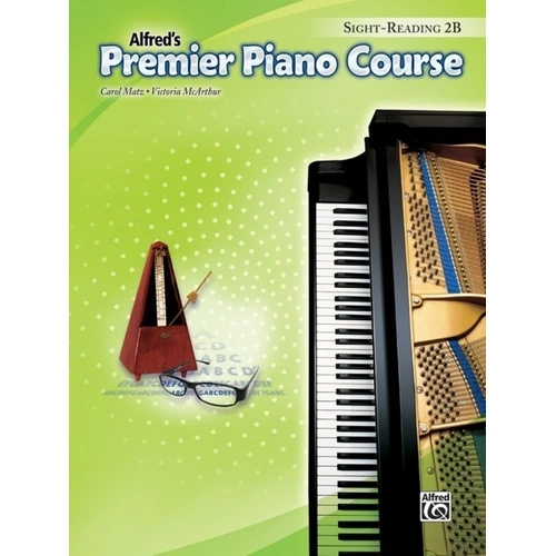Premier Piano Course Sight Reading 2B by Carol Matz & Victoria McArthur, 32 Pages, Alfred Music, Piano Series