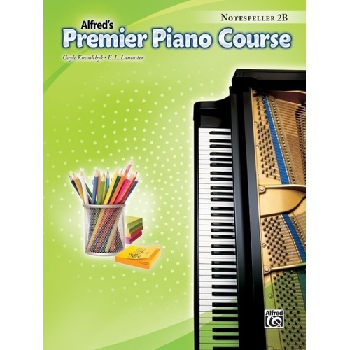 Premier Piano Course Notespeller 2B by E. L. Lancaster & Gayle Kowalchyk, Alfred Music, 32 Pages, Piano Instrument