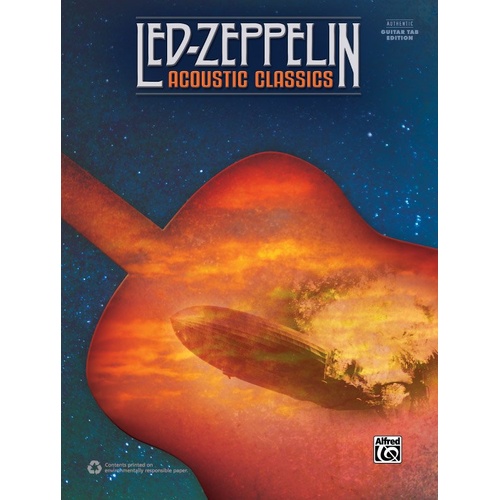 Led Zeppelin Acoustic Classics Guitar Tab (Revised) - 120 Pages, Alfred Music