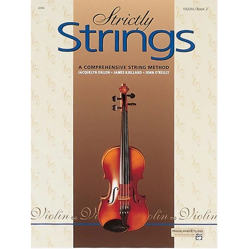 Strictly Strings Book 2 for Violin by Dillon, Kjelland, O'Reilly - 40 Pages - Alfred Music