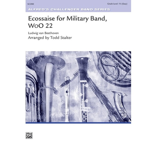 Ecossaise For Military Band Woo 22 CB1.5 Score/Parts