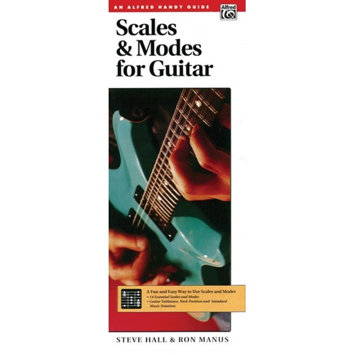 Scales And Modes Guitar TAB Licks Handy Guide Book