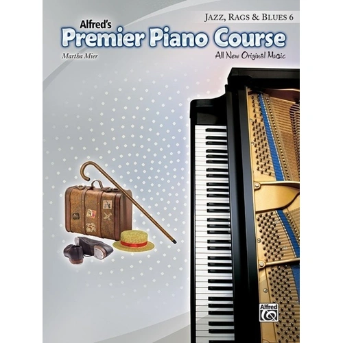 Premier Piano Course Jazz Rags & Blues 6 by Martha Mier - 32 Pages