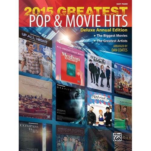 2015 Greatest Pop And Movie Hits Easy Piano (Softcover Book)