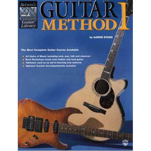 21st Century Guitar Method 1 by Aaron Stang, 48 Pages, Alfred Music