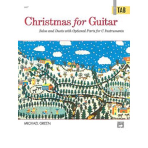 Christmas For Guitar TAB Arr Green Book