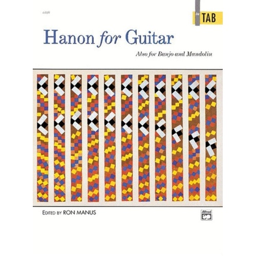 Hanon for Guitar: Ed Manus GTR Tab - Alfred Music