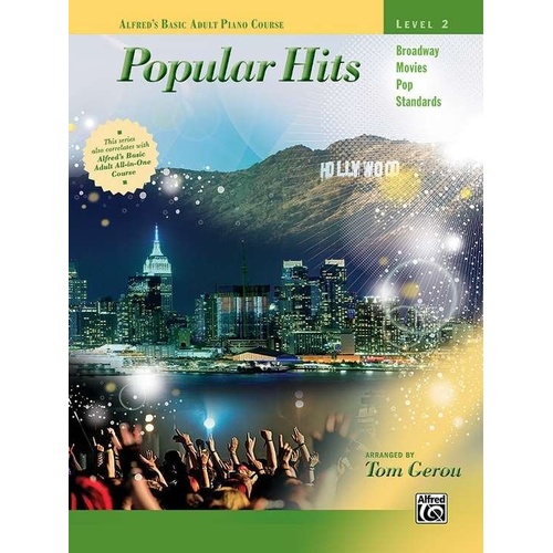 Alfred's Basic Adult Piano Course: Popular Hits Level 2