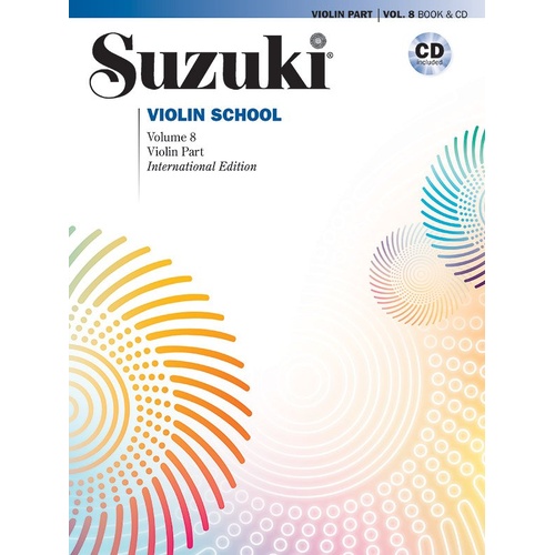 Suzuki Violin School Volume 8 Violin Part with CD
