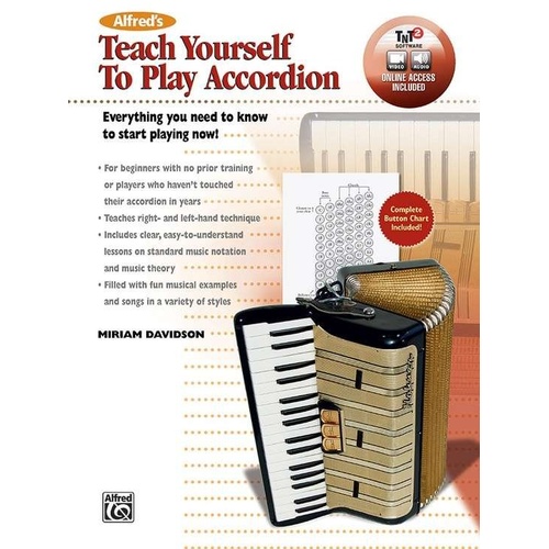 Teach Yourself to Play Accordion Book/DVD