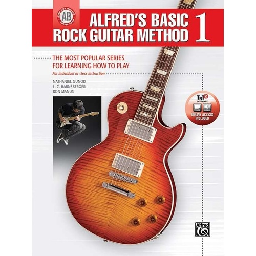 Alfred's Basic Rock Guitar Method 1 Book