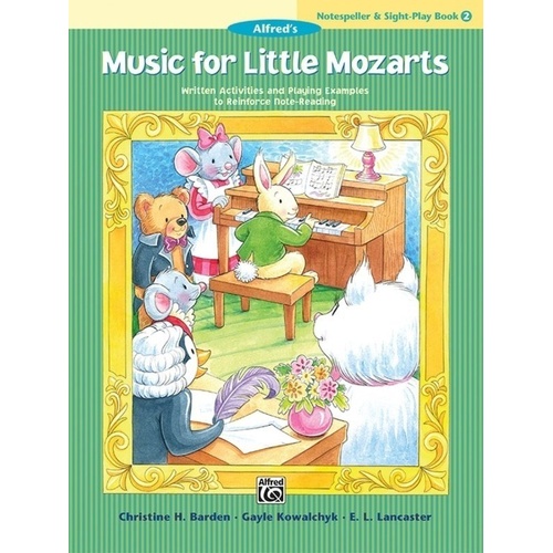 Music for Little Mozarts Notespeller & Sight-Play Book 2