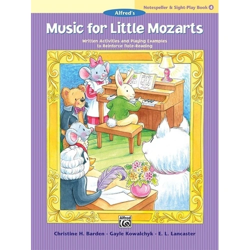 Music for Little Mozarts Notespeller & Sight-Play Book 4