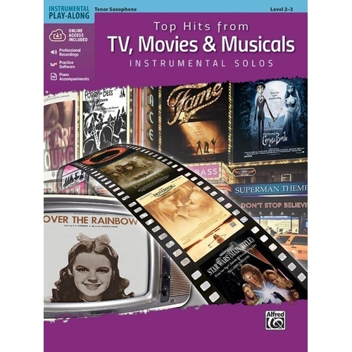 Top Hits from TV Movies & Musicals for Tenor Saxophone