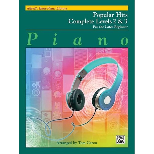 Alfred's Basic Piano Library Popular Hits Complete Levels 2 & 3