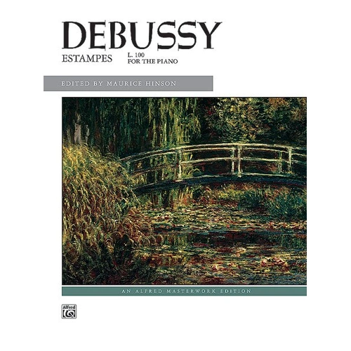 Debussy - Estampes for Piano, 32 Pages, Alfred Masterwork Edition