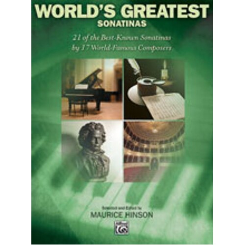 Worlds Greatest Sonatinas For Piano Ed Hinson Book