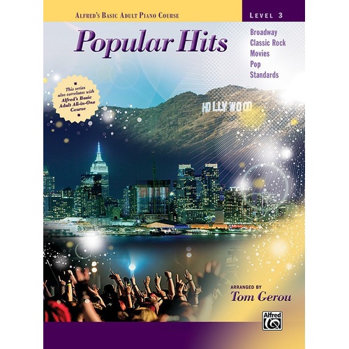 Alfred's Basic Adult Piano Course: Popular Hits Level 3