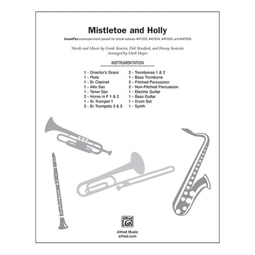 Mistletoe and Holly SoundPax Instrumental Parts SC/PTS