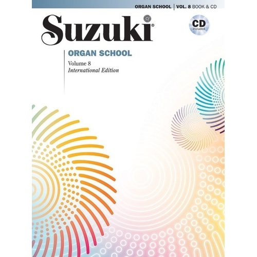 Suzuki Organ School Volume 8 Book & CD
