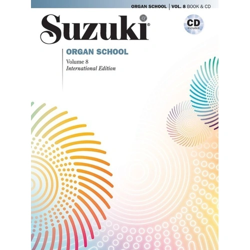 Suzuki Organ School Volume 8 Book & CD