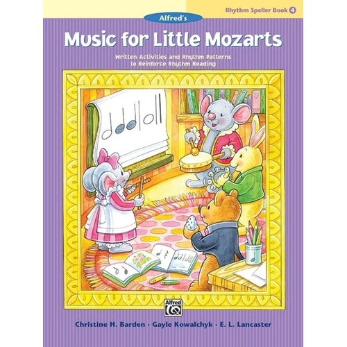 Music for Little Mozarts Rhythm Speller Book 4