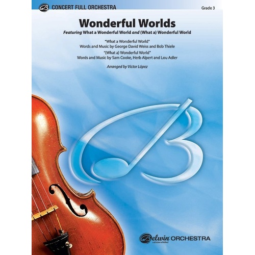 Wonderful Worlds for Orchestra - Score and Parts by Victor Lopez