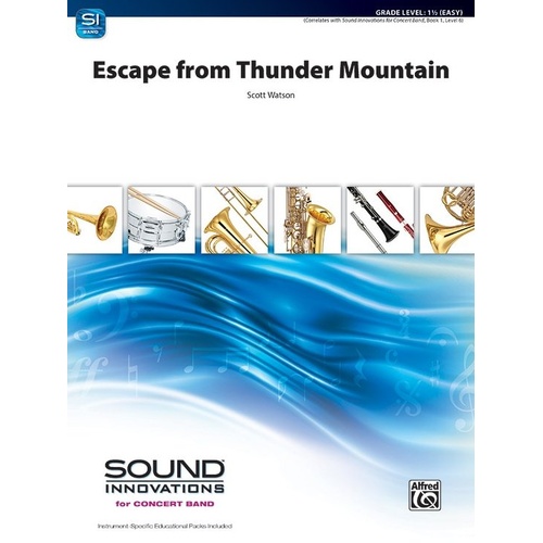 Escape from Thunder Mountain CB1.5 SC/PTS Band Arrangement by Scott Watson