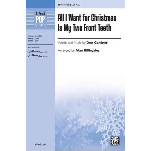 All I Want For Christmas Is My Two Front Teeth SSAB