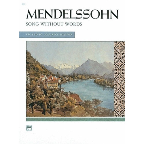 Mendelssohn - Songs Without Words for Piano, Alfred Masterwork Edition, 192 Pages, Comb Binding