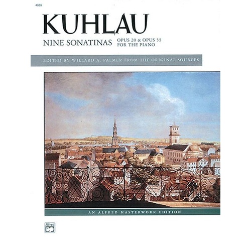 Kuhlau - 9 Sonatinas Op. 20 & 55 for Piano, Alfred Masterwork Edition, 96 Pages
