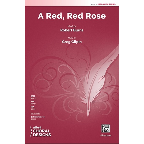 A Red Red Rose SATB