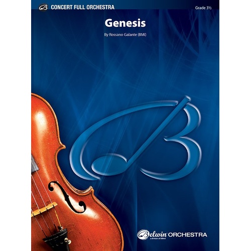 Genesis FO3.5 SC/PTS by Rossano Galante for Orchestra, Alfred Music, 1 Page